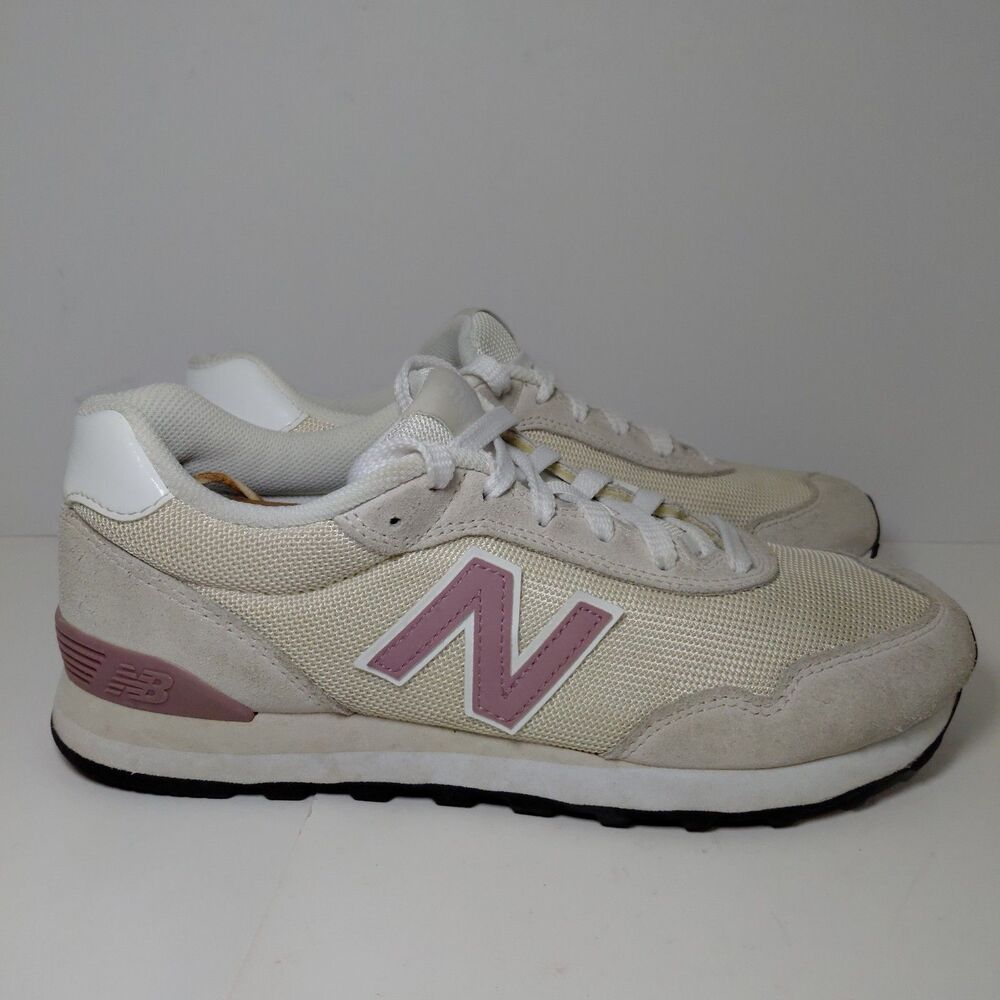 New Balance Classic 515 Walking Sneaker Beige Pink Womens Size 8 No Insoles